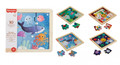 Fisher-Price Wooden Jigsaw Puzzle, assorted, HXV15 2+