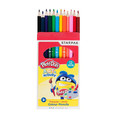 Starpak Triangular Jumbo Colour Pencils 12 Colours Play-Doh