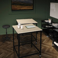 TROTTEN Underframe for table top, anthracite, 80x80x100 cm