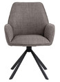 Upholstered Chair Glenda, light grey