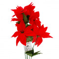 Christmas Artificial Flowers Poinsettia