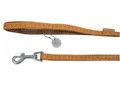 Zolux Dog Leash Mac Leather 25mm/1.2m, yellow