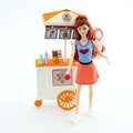 Sariel Doll 29cm with Ice Cream Cart 3+