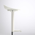 JANINGE Bar stool, white, 76 cm