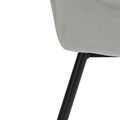 Upholstered Chair Floyd Velvet, grey