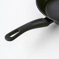 HEMLAGAD Frying pan, black, 28 cm