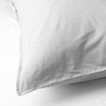 BERGPALM Pillowcase, grey/striped, 50x60 cm