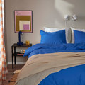 PILTANDVINGE Duvet cover and 2 pillowcases, blue, 200x200/50x60 cm