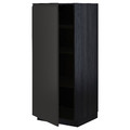 METOD High cabinet with shelves, black/Upplöv matt anthracite, 60x60x140 cm