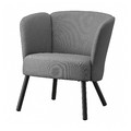 HERRÅKRA Armchair, Vissle grey