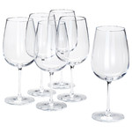 STORSINT Red wine glass, glass, 68 cl, 6 pack