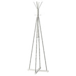 TJUSIG Hat and coat stand, white, 193 cm