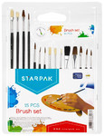 Starpak Brush Set School Paintbrushes 15pcs