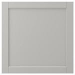 LERHYTTAN Door, light grey, 60x60 cm