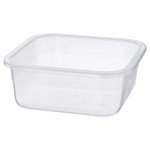 IKEA 365+ Food container, square, plastic, 750ml