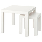 LACK Nest of tables, set of 2, white