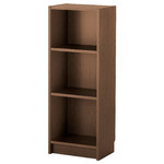 BILLY Bookcase, brown ash veneer, 40x28x106 cm