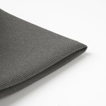 FRÖSÖN Cover for seat cushion, dark grey outdoor, 124x62 cm