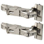 UTRUSTA Hinge w b-in damper for kitchen, 153°, 2 pack