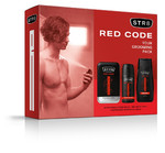 STR8 Gift Set for Men Red Code - After Shave Lotion, Deo Spray & Shower Gel