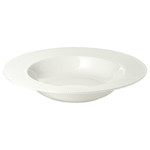 OFANTLIGT Deep plate, light grey, 24 cm