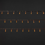 LED Lighting Chain 240 LED 14.3 m, transparent, outdoor, warm white