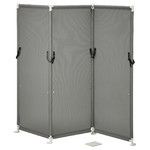 YTTERSKÄR Privacy screen, outdoor, grey, 185x150 cm