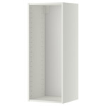 METOD Wall cabinet frame, white, 40x37x100 cm