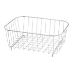 GoodHome Steel Wire Basket Datil, chrome effect