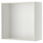 METOD Wall cabinet frame, white, 80x37x80 cm