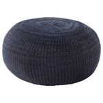 SANDARED Pouffe, dark blue, 71 cm