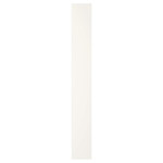 FORSAND Door with hinges, white, 25x229 cm