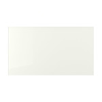 FÄRVIK 4 panels for sliding door frame, white glass, 100x236 cm