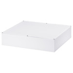 VARDÖ Bed storage box, white, 65x70 cm