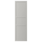 LERHYTTAN Door, light grey, 60x200 cm