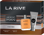 La Rive for Men Gift Set Heroic Man - Eau de Toilette & Shower Gel