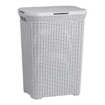 Curver Laundry Basket Style 60 l, light grey