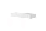 Wall-mounted Console Table Dresser Nicole, white/matt white