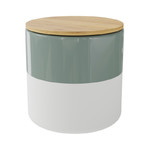 GoodHome Bathroom Storage Container Koros, green-grey