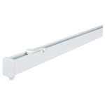 VIDGA Single track rail, included ceiling fittings/white, 140 cm