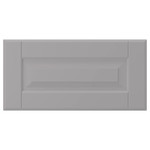 BODBYN Drawer front, grey, 40x20 cm