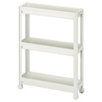 VESKEN Trolley, white, 54x18x71 cm