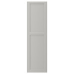 LERHYTTAN Door, light grey, 40x140 cm