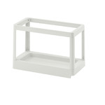 HÅLLBAR Pull-out frame for waste sorting, light grey