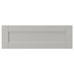 LERHYTTAN Drawer front, light grey, 60x20 cm