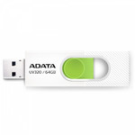 Adata Flash Drive UV320 64GB USB3.1 White-Green