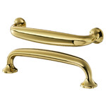 ENERYDA Handle, brass-colour, 112 mm, 2 pack