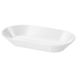 IKEA 365+ Serving plate, white, 24x13 cm