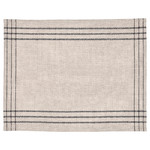 VÅRARV Place mat, dark grey/natural, 35x45 cm