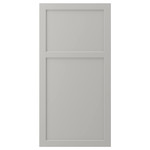 LERHYTTAN Door, light grey, 60x120 cm